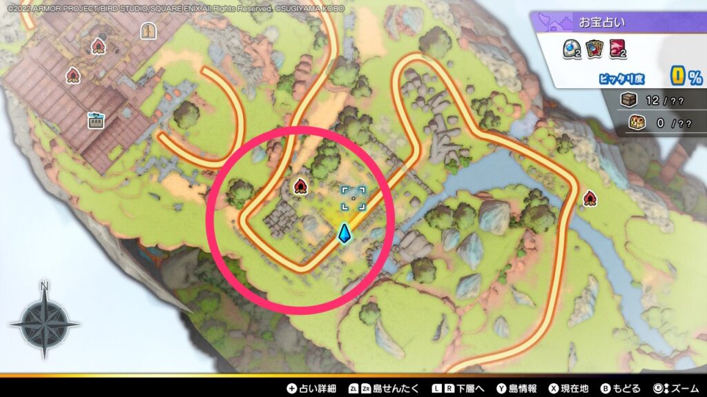 オーク_ファスカル島の出現場所_マップ