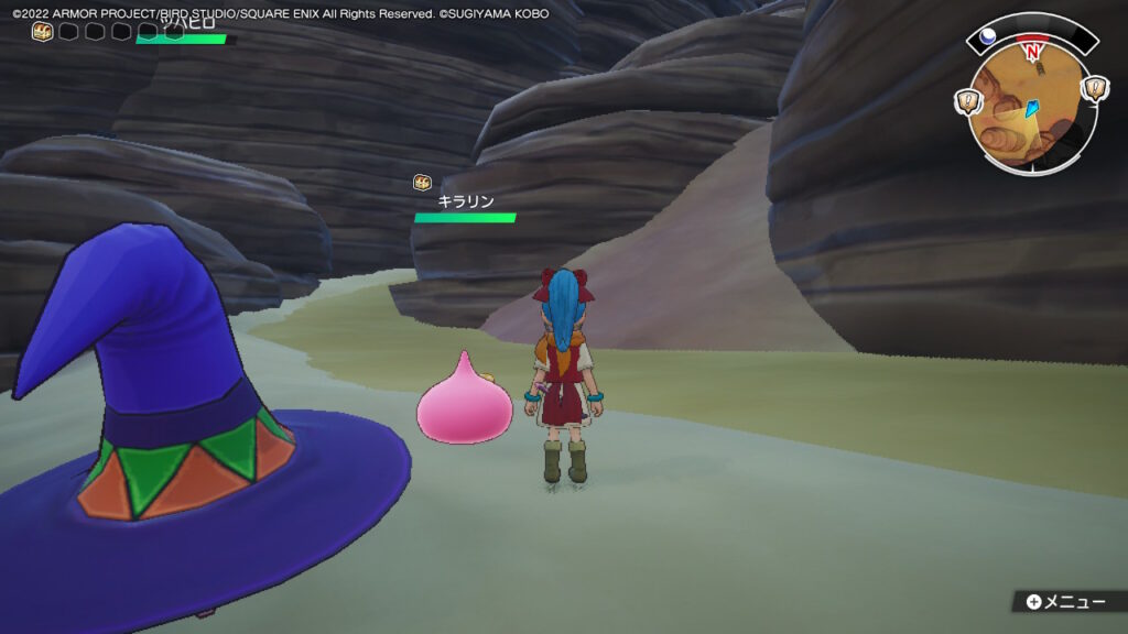 段々の流砂の滝！_登れる箇所