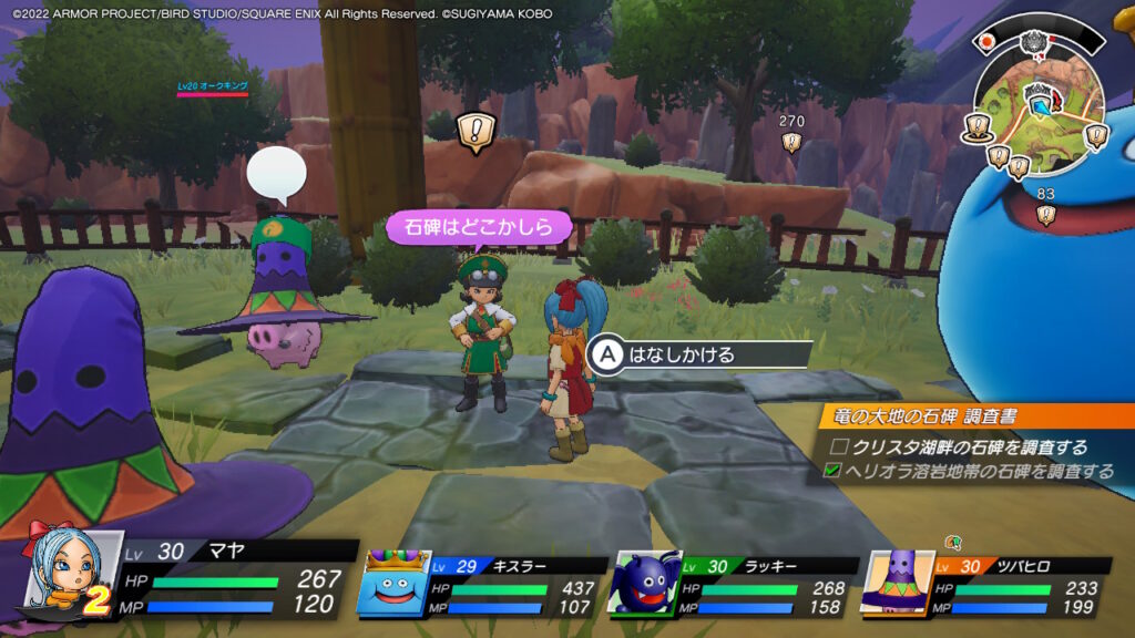 石碑の調査依頼！その2_ノーラに話しかける