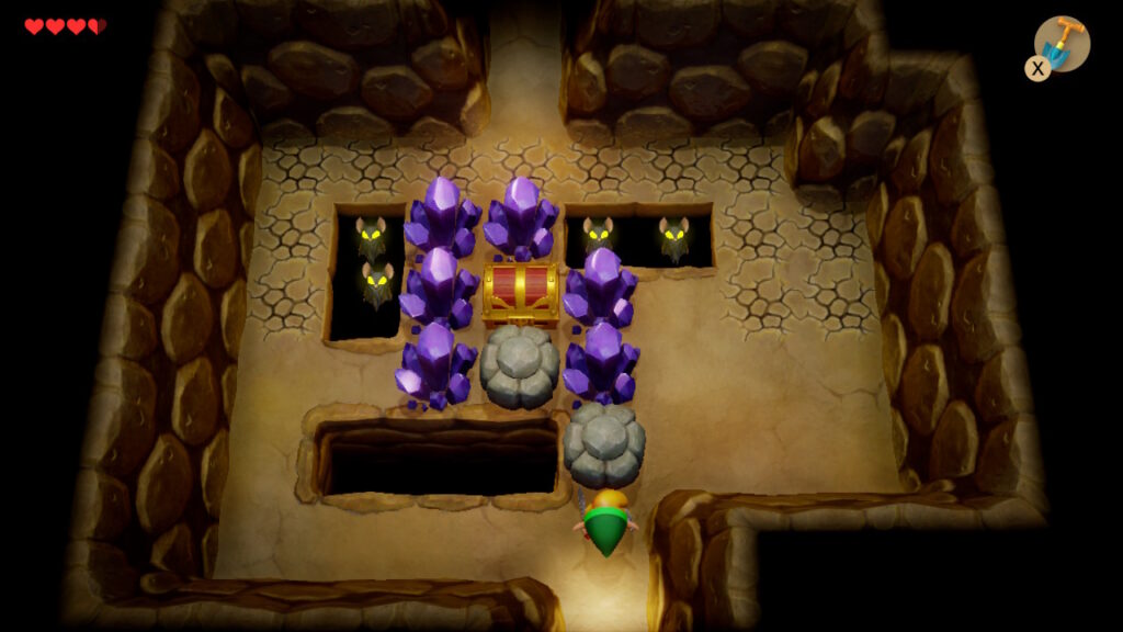 ふしぎの森の洞窟（中央）のマップ1