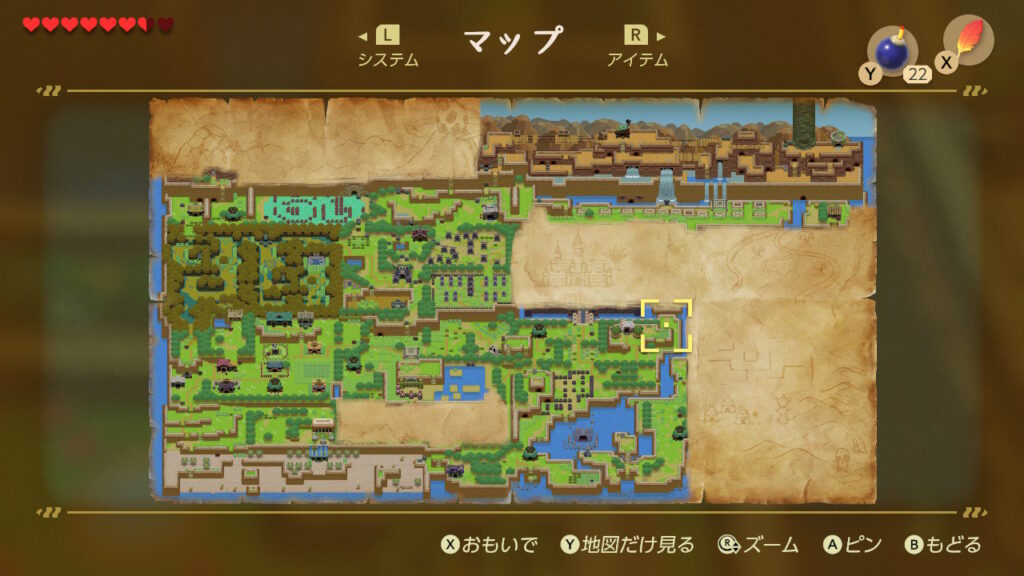 ぼうきれの入手場所（マップ）1