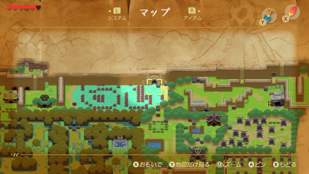 ツボのどうくつの場所（マップ）2