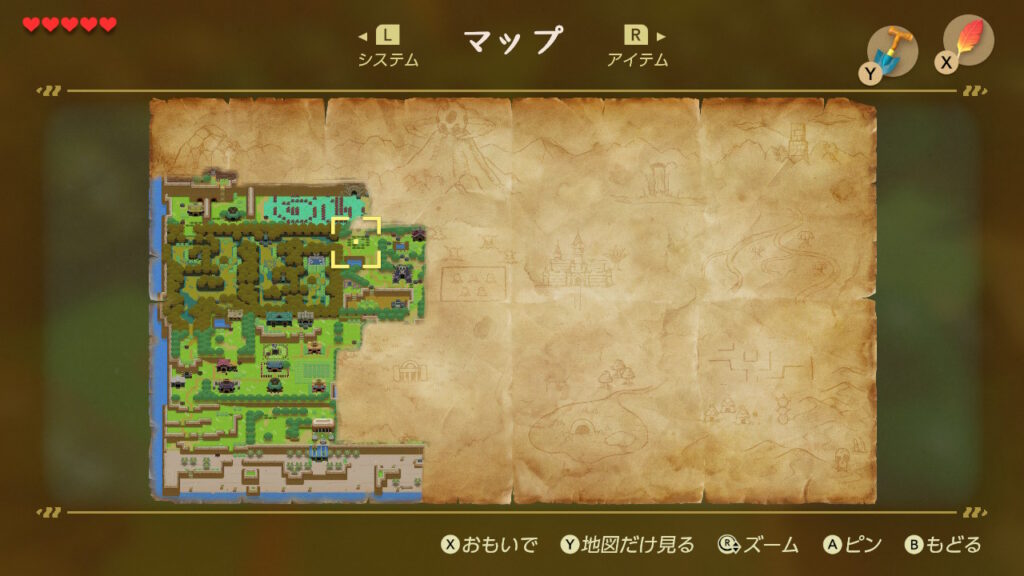 ハートのかけら6の入手場所（マップ）