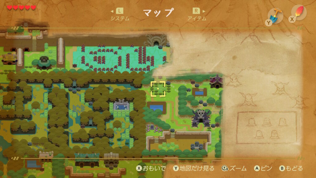 ハートのかけら6の入手場所（マップ）2