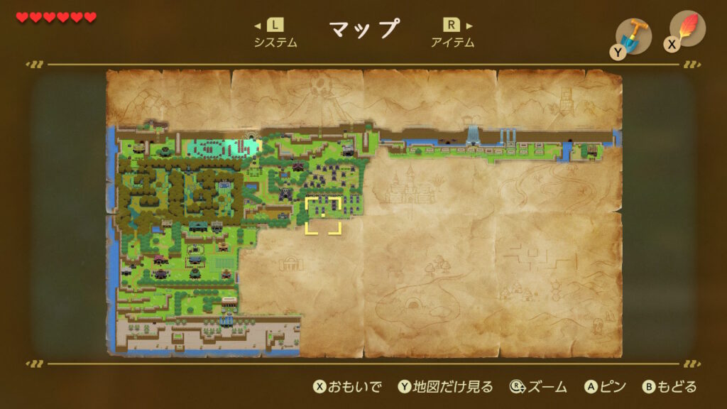 ハートのかけら8の入手場所（マップ）1