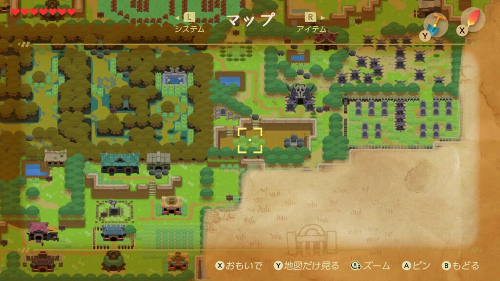 ヒミツの貝がら11の入手場所（マップ）2