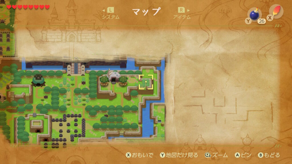 ヒミツの貝がら12の入手場所（マップ）2