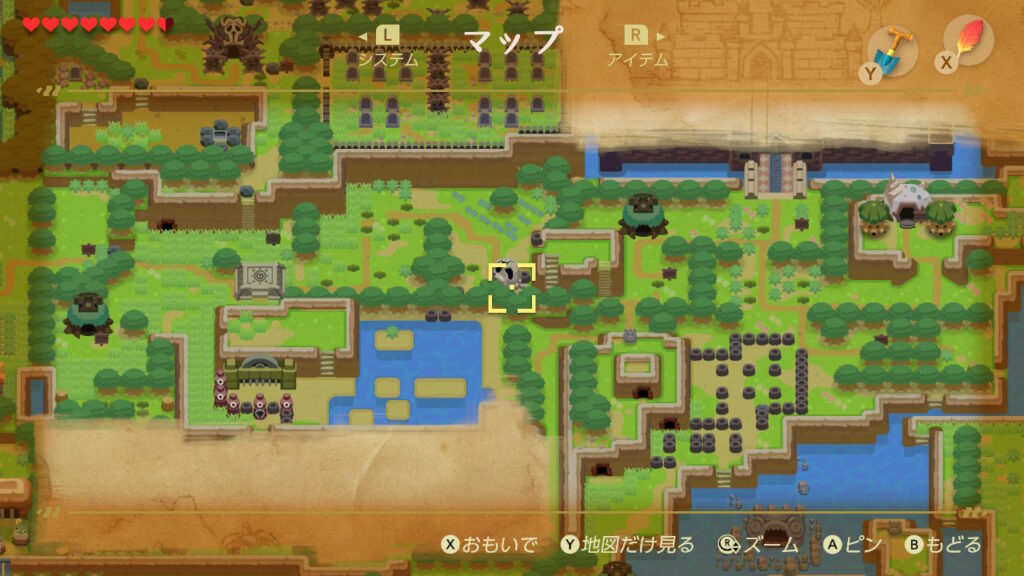 ヒミツの貝がら19の入手場所（マップ）2