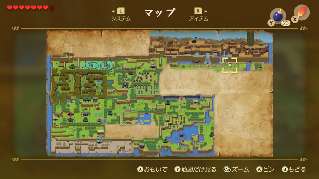 ヒミツの貝がら20の入手場所（マップ）1