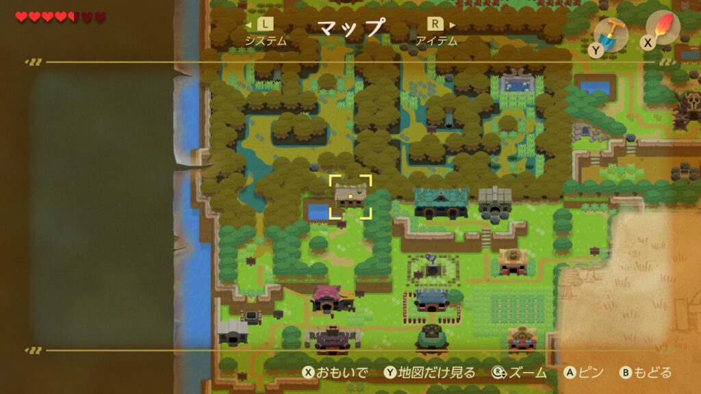 ヒミツの貝がら9の入手場所（マップ）2