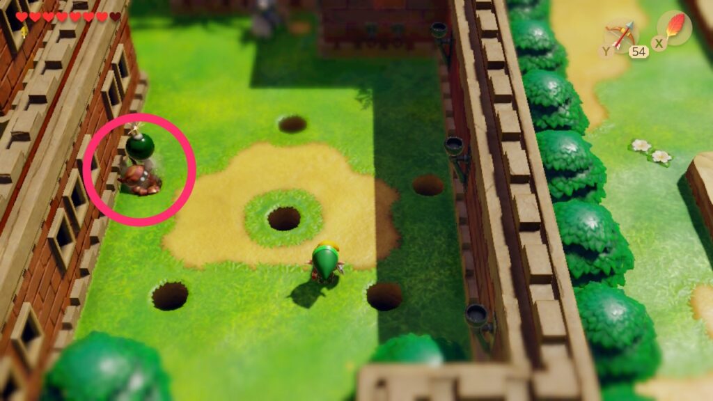 中庭（東）の黄金の葉っぱの入手場所2