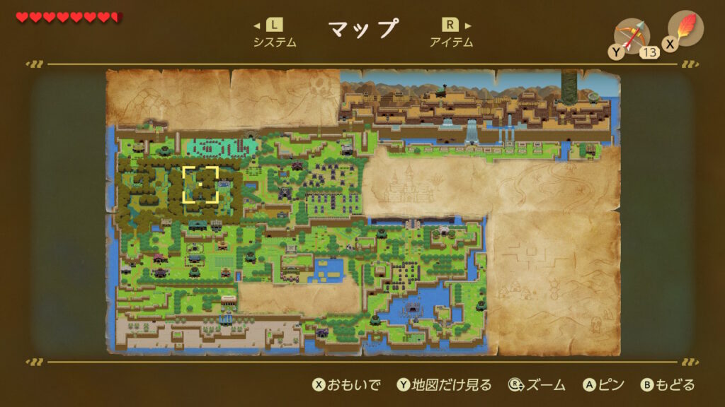 小悪魔のほこら（ふしぎの森）の入手場所（マップ）1