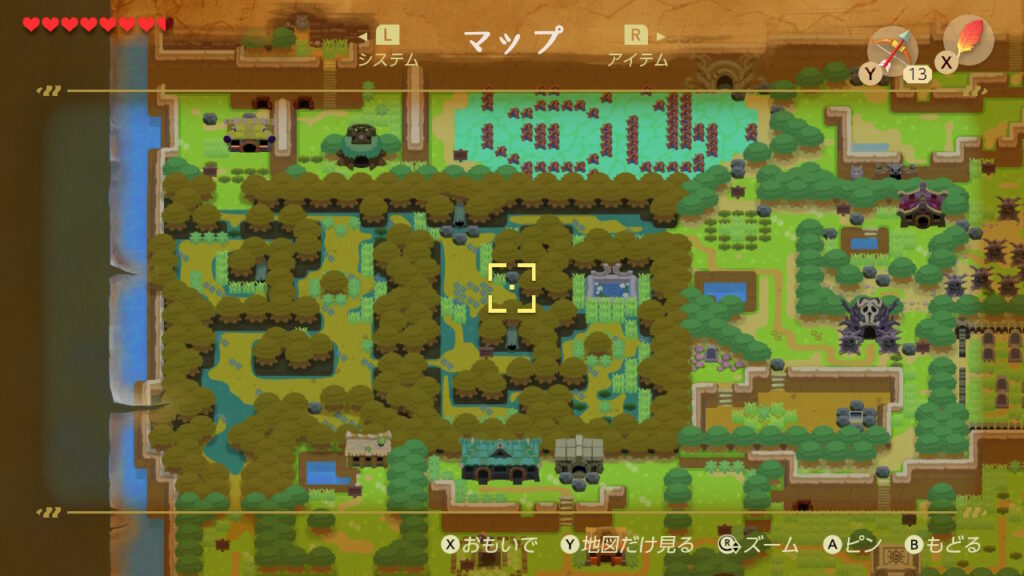 小悪魔のほこら（ふしぎの森）の入手場所（マップ）2