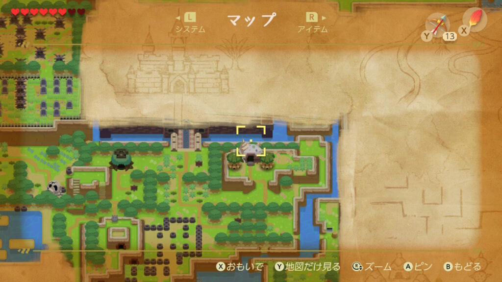 貝がらセンサーの入手場所（マップ）2