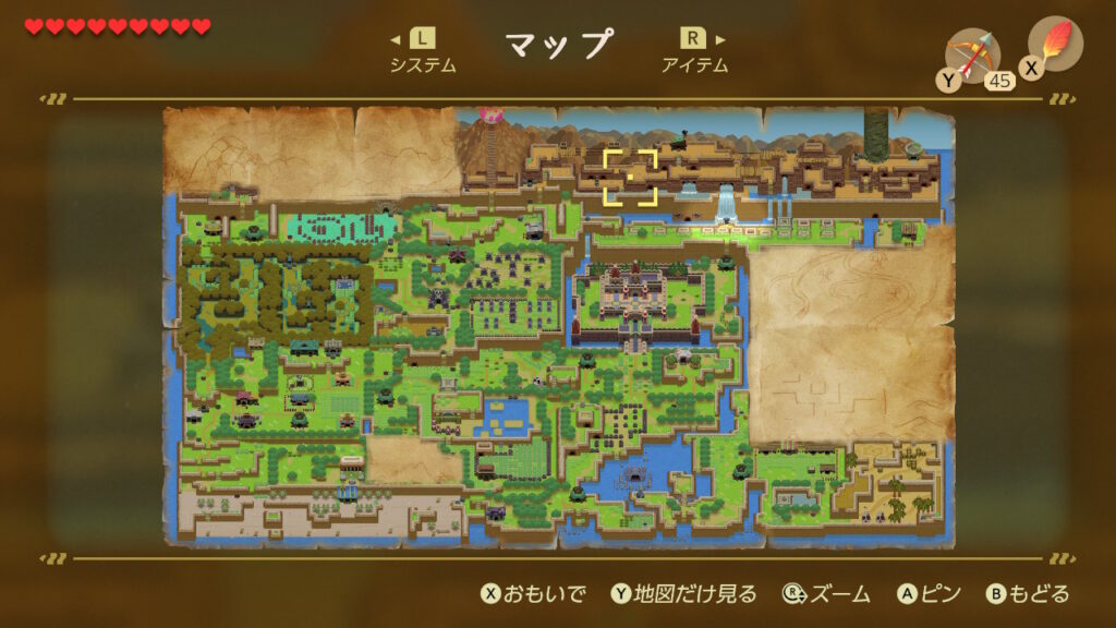 ハイビスカスの入手場所（マップ）1